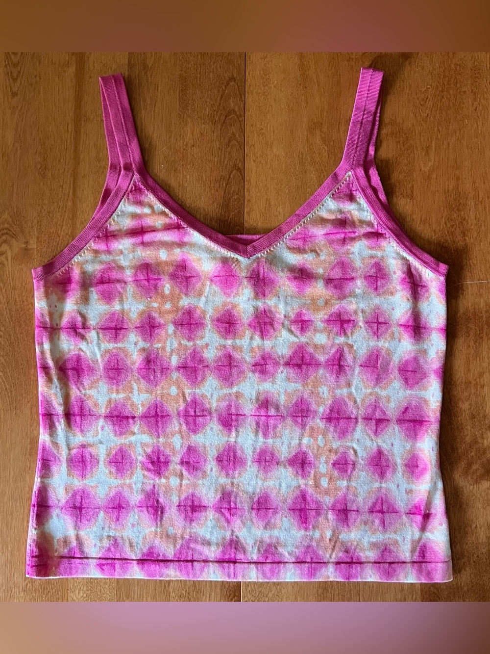 Talbots Collection Geometric Pattern Tank Top
